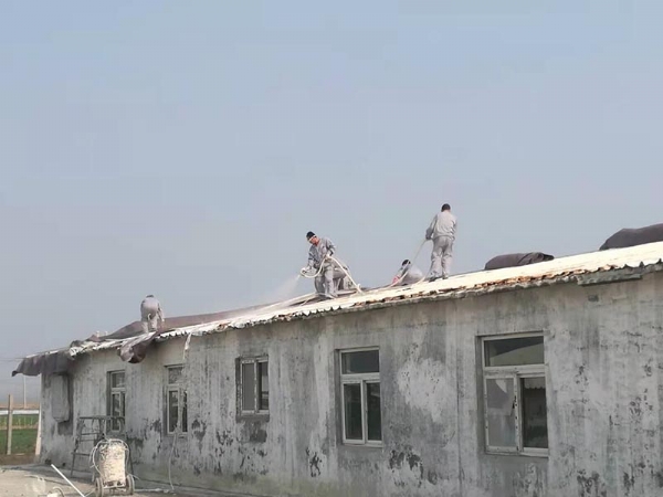 养殖棚顶无纺布喷涂菱镁胶